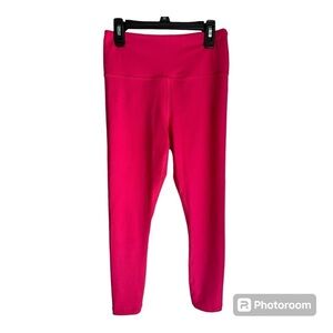 Zyia Active Yoga Cropped Pink Leggings